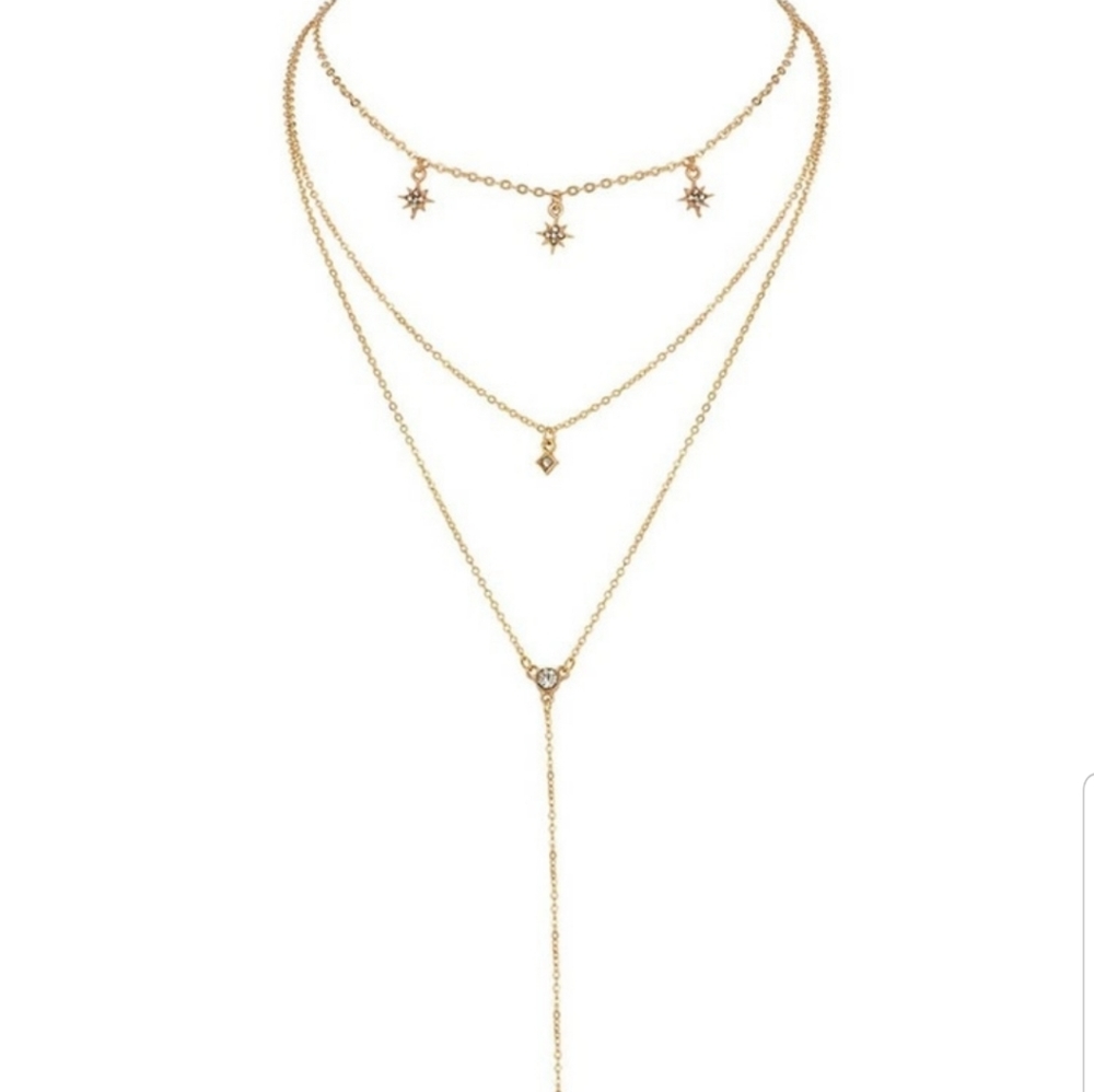 ☆Diana☆ Layered Gold Necklace - Picture 4 of 5
